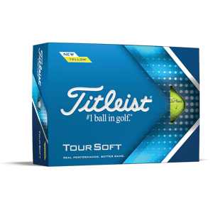 Titleist Tour Soft Yellow Golf Balls - Prior Gen
