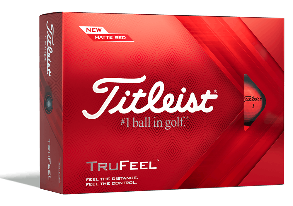 Titleist TruFeel Red Golf Balls (12 Balls) - Prior Gen