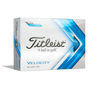 Titleist Velocity Matte Blue Golf Balls - Prior Gen
