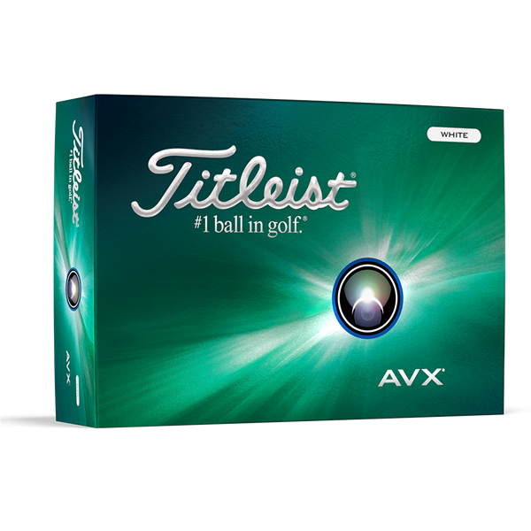 Titleist AVX White Golf Balls (12 Balls) 2024