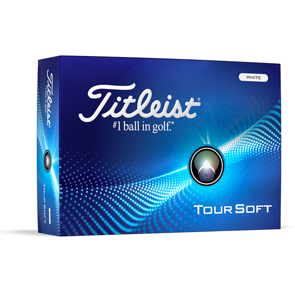 Titleist Tour Soft White Golf Balls (12 Balls) 2024