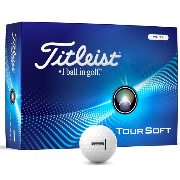 Titleist Tour Soft White Golf Balls (12 Balls)