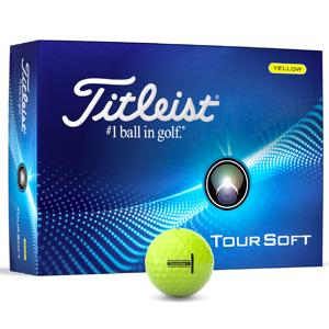 Titleist Tour Soft Yellow Golf Balls