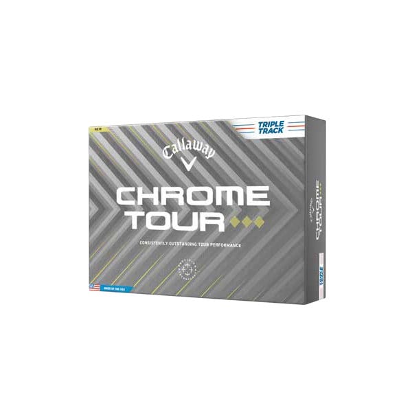 Callaway Chrome Tour Triple Diamond Triple Track Golf Balls (12 Balls)