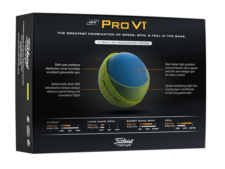 Titleist Pro V1 Golf Balls (12 Balls) 2025 - GolfOnline
