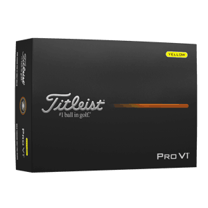 Titleist Pro V1 Yellow Golf Balls 2025