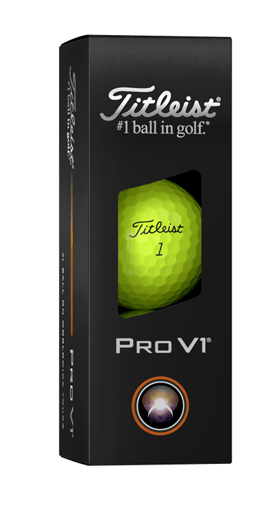 Titleist Pro V1 Yellow Golf Balls (12 Balls) 2025 - GolfOnline