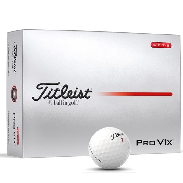 Titleist Pro V1x High Number Golf Balls (12 Balls) 2025