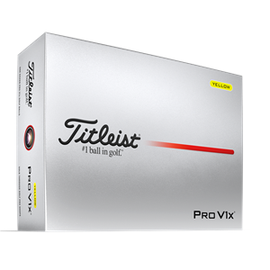 Titleist Pro V1x Yellow Golf Balls 2025