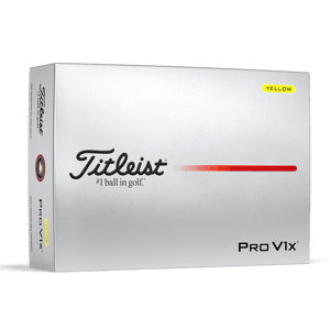 Titleist Pro V1x Yellow Golf Balls 2025