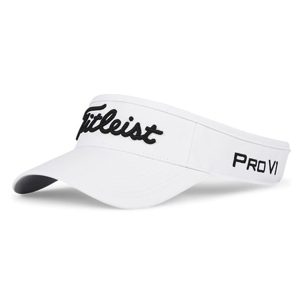 2025 tour performance visor white black th25vtp 10 01