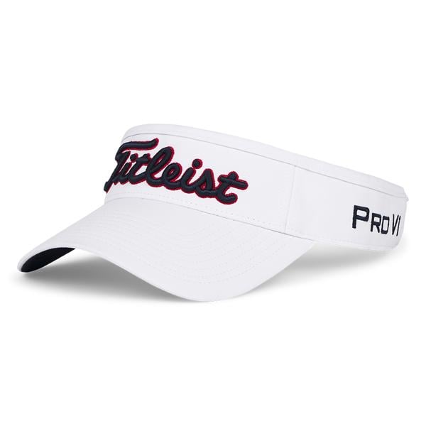2025 tour performance visor white navy red th25vtp 146 01