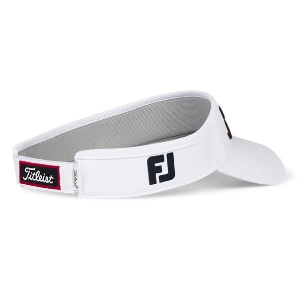 2025 tour performance visor white navy red th25vtp 146 04