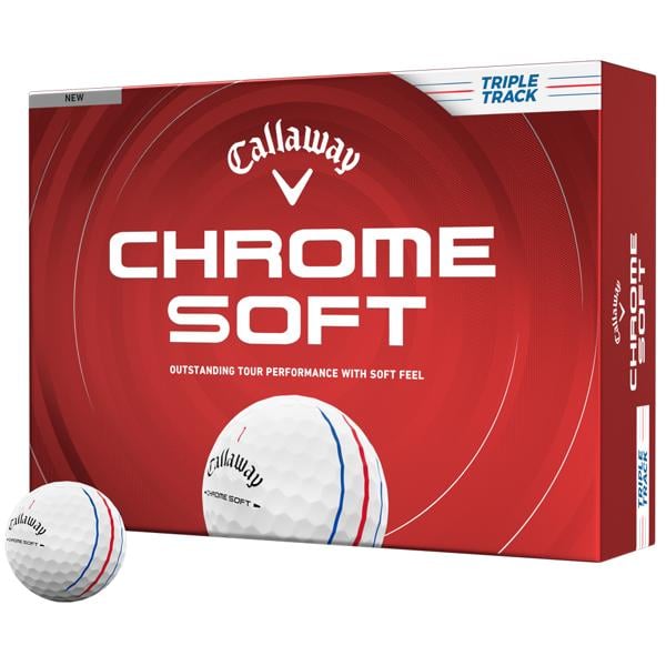 Callaway Chrome Soft Triple Track Golf Balls (12 Balls) 2026