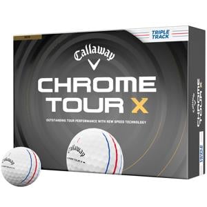 Callaway Chrome Tour X Triple Track White Golf Balls 2026