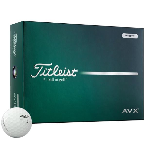 Titleist AVX White Golf Balls (12 Balls) 2026
