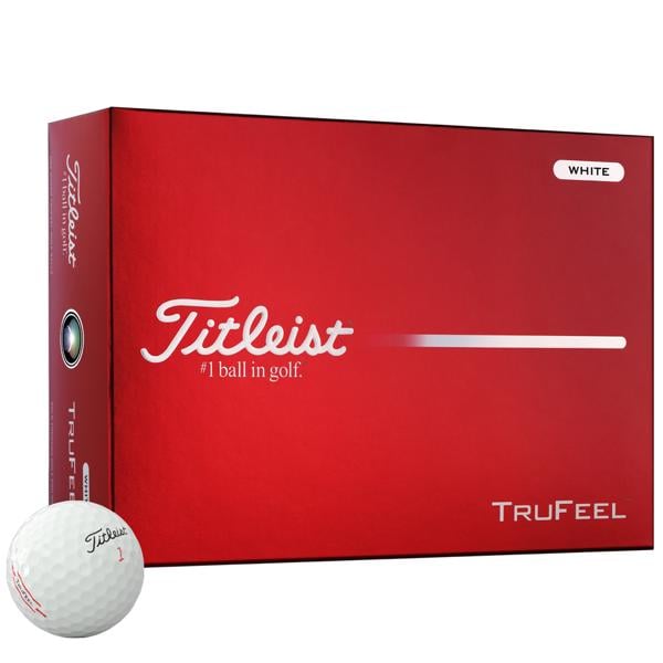 Titleist TruFeel White Golf Balls (12 Balls) 2026