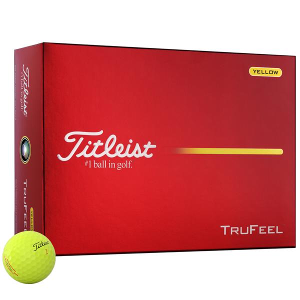Titleist TruFeel Yellow Golf Balls (12 Balls) 2026