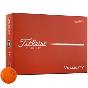 Titleist Velocity Matte Orange Golf Balls 2026