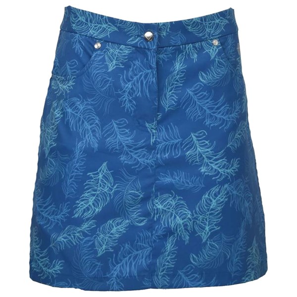 Pure Golf Ladies Clarity Feather Print Skort - 50CM