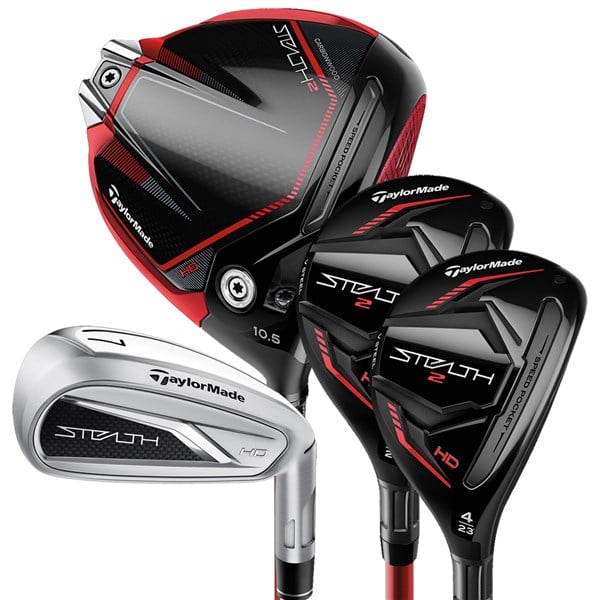 TaylorMade Stealth 2 HD 10-Piece Golf Set (Graphite Shaft)