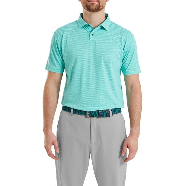 FootJoy Mens Modernist Geo Pique Polo Shirt