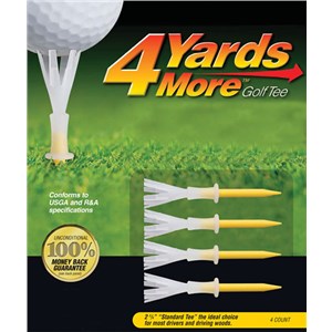 4 Yards More Golf Tees