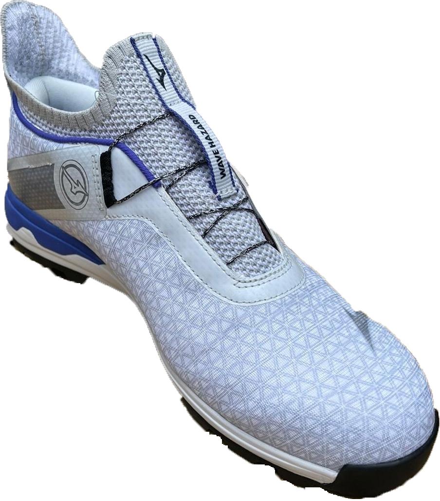 シューズ MIZUNO - WAVE HAZARD BOA 51GM2170 09 BK/HBL 29.0 MIZUNO Golf Shoes WAVE HAZARD BOA WIDE 51GM2170 09 Black