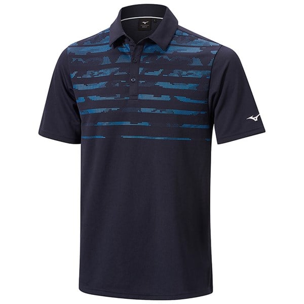 Mizuno Mens Breath Thermo Winter Jacquard Polo Shirt