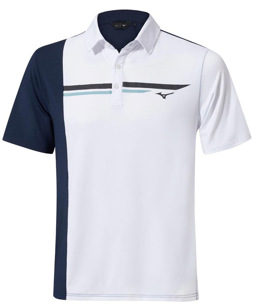 Mizuno Mens Quick Dry Elite Panel Polo Shirt Golfonline