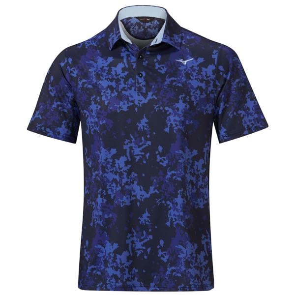 Mizuno Mens Floral Polo Shirt
