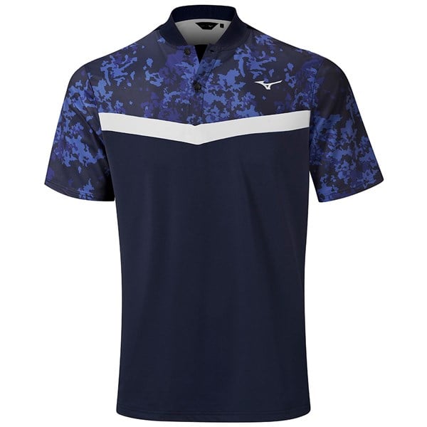 Mizuno Mens Floral GC Polo Shirt