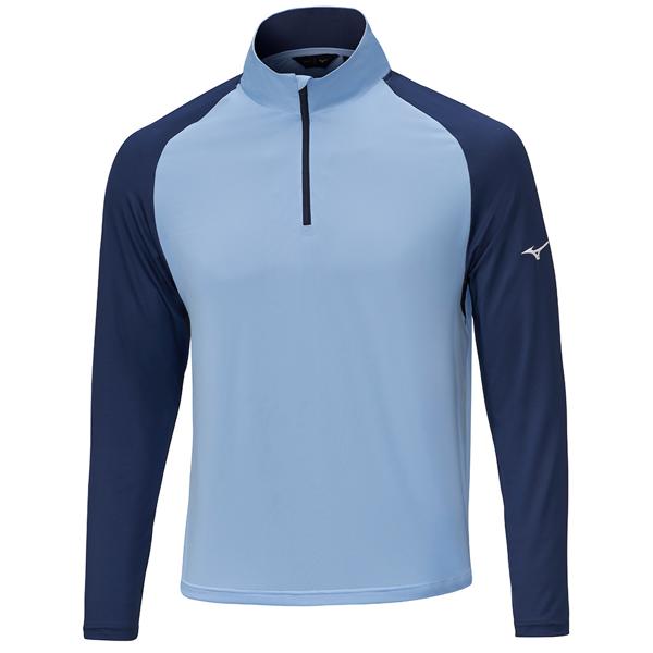 Mizuno Mens Quick Dry Breeze Quarter Zip Pullover Top