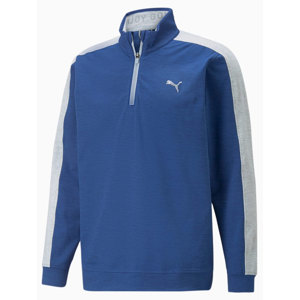 Puma Mens Cloudspun T7 Quarter Zip Pullover Top