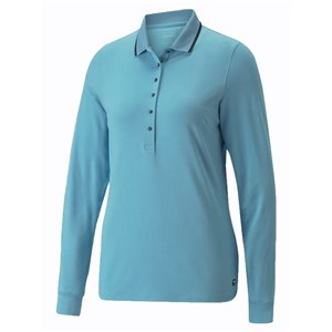 Puma Ladies Cloudspun Long Sleeve Polo Shirt