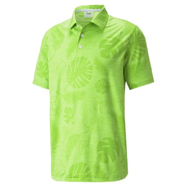 Puma Mens Cloudspun Leaves n Flowers Polo Shirt - Masters Edition