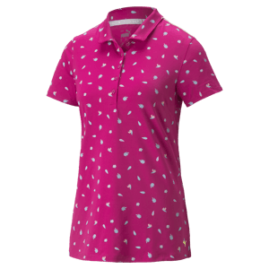 Puma Ladies MATTR Tropics Sleeve Polo Shirt