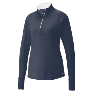 Puma Ladies Gamer 1/4 Zip Long Sleeve Top