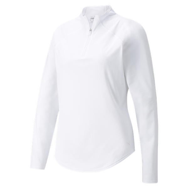 Puma Ladies Shine 1/4 Zip Long Sleeve Pullover 2022