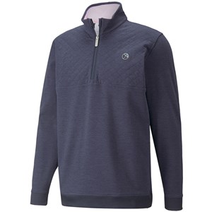 Puma Mens Cloudspun Castle 1/4 Zip Pullover - Arnold Palmer Collection