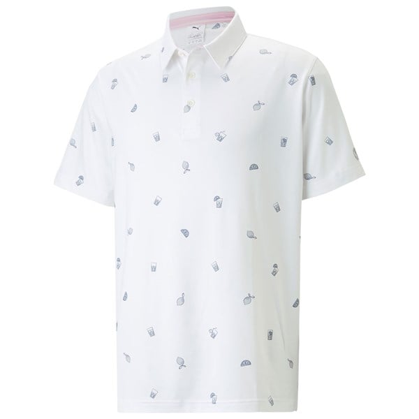 Puma Mens Cloudspun Citrus Polo Shirt - Arnold Palmer Collection