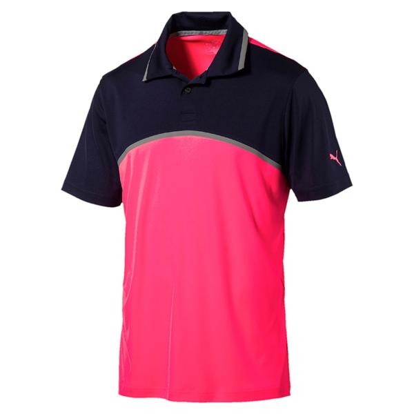 Puma  Mens Tailored ColourBlock Polo Shirt