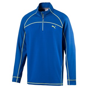 Puma Mens Embossed Quarter Zip Pullover