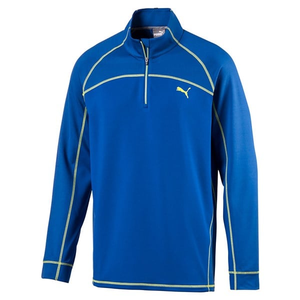 Puma Mens Embossed Quarter Zip Top