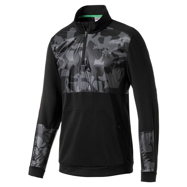 Puma Mens Union Camo Quarter Zip Pullover