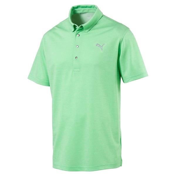 Puma Mens Grill To Green Polo Shirt