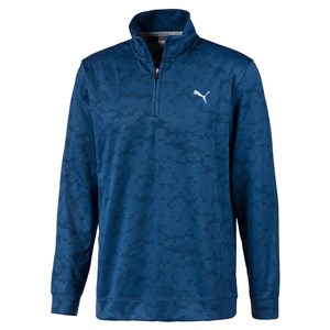 Puma Mens Alterknit Digi Camo Quarter Zip Pullover