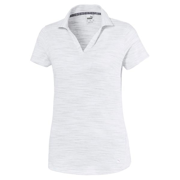 Puma Ladies Heather Slub Polo Shirt