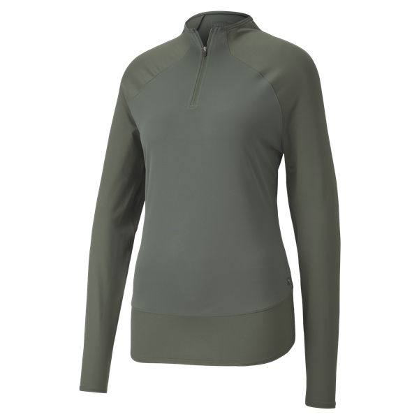 Puma Ladies Mesh Quarter Zip Pullover