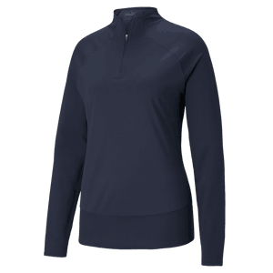 Puma Ladies Mesh Quarter Zip Pullover